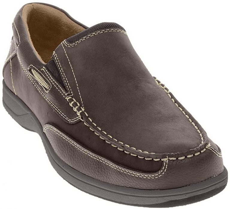Florsheim Men’s Lakeside Slip Boat Shoe (Stone) (XW) | Ultimate Menswear